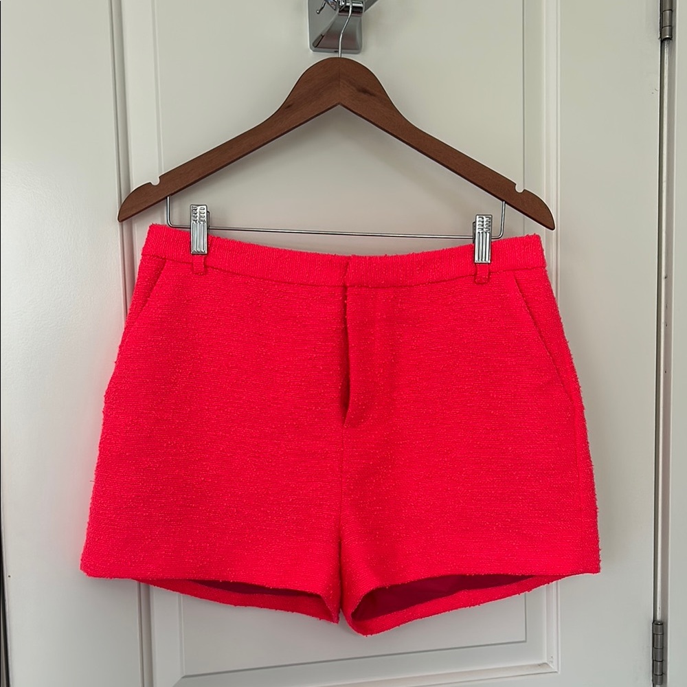 L’AGENCE Pink Tweed Women's Shorts